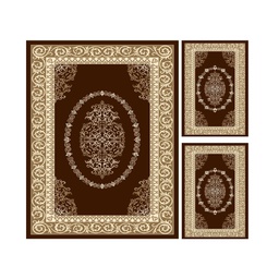 NOUR 5103X (Rectangular, ( T 140X220 + 2T 60X110 ), MARRON CAFE)
