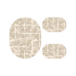 أنقرة 98470 (بيضوي, ( O 100X130 + 2O 60X100 ), عاجي)