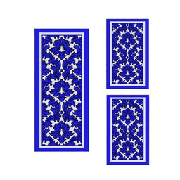 CIRTA 93220 (Rectangular, ( T 60X150 + 2T 60X110 ), BLEU ROI)
