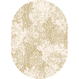 MADRID 9310C (Oval, 65X100, ECRU SHRINK - BEIGE)
