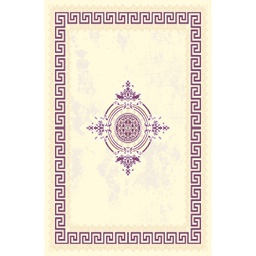 OZEL 97530 (Rectangulaire, 200X280, ECRU SHRINK_VIOLET)