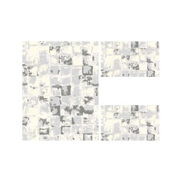 ANKARA 8889K (Rectangular, ( T 100X130 + 2T 60X100 ), GRIS CLAIRE)