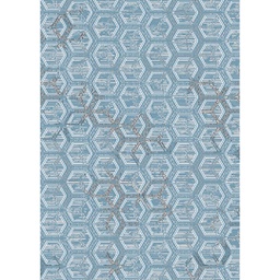 MADRID 99860 (Rectangular, 200X280, SHRINK BLEU_GRIS FONCE)