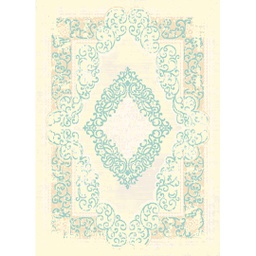 OZEL 96710 (Rectangular, 200X280, ECRU SHRINK_BLEU)