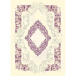 OZEL 96711 (Rectangular, 200X280, ECRU SHRINK_VIOLET)