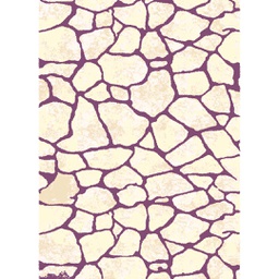 OZEL 97590 (Rectangulaire, 200X280, ECRU SHRINK_VIOLET)