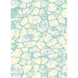 OZEL 97590 (Rectangular, 200X280, ECRU SHRINK_BLEU)