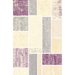OZEL 97551 (Rectangulaire, 200X280, ECRU SHRINK_VIOLET)
