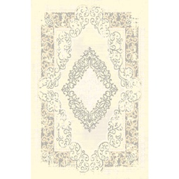 OZEL 96710 (Rectangular, 200X280, ECRU SHRINK  - GRIS FONCÈ)