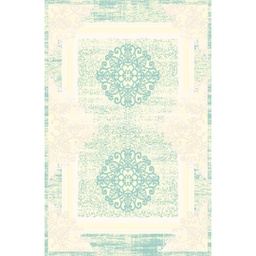 OZEL 96740 (Rectangular, 200X280, ECRU SHRINK_BLEU)