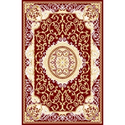 VALENCIA 51133 (Rectangulaire, 200X280, BORDEAUX_CREME)