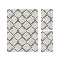 مدريد A0960 (مستطيل, ( T 160X220 + 2T 60X110 ), بني)