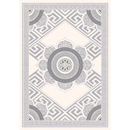 AZHAR 98870 (Rectangular, 190X270, BLANC CASSE)
