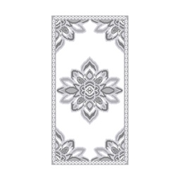 AZHAR 97160 (Rectangular, 60X110, BLANC CASSE)