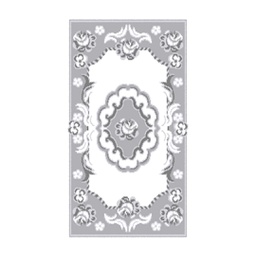 AZHAR 97170 (Rectangular, 60X110, BLANC CASSE)