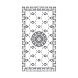 AZHAR 98810 (Rectangulaire, 60X110, BLANC CASSE)