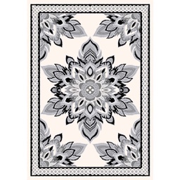 AZHAR 97161 (Rectangulaire, 190X270, BLANC CASSE)