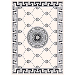 AZHAR 98811 (Rectangulaire, 190X270, BLANC CASSE)