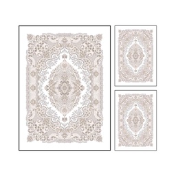 STORY 1822A (Rectangular, ( T 160X220 + 2T 60X80 ), MULTI COULEURS, Lamination)