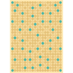 NOUR 7340X (Rectangulaire, 200X275, CREME)