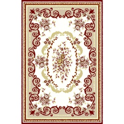 VALENCIA 92760 (Rectangular, 200X280, BORDEAUX_CREME)