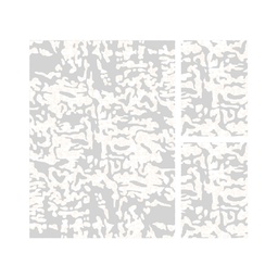 دبي 92393 (مستطيل, ( T 150X230 + 2T 60X115 ), رمادي فاتح)