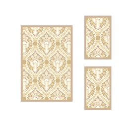 BRAGA A2390 (Rectangular, ( T 150X220 + 2T 75X120 ), MARRON BRONZE)