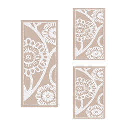 CIRTA 9257B (Rectangulaire, ( T 60X150 + 2T 60X110 ), BRONZE CLAIR)