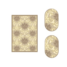 BRAGA 96650 (Ensembles Variés, ( T 155X220 + 2O 90X55 ), MARRON BRONZE)