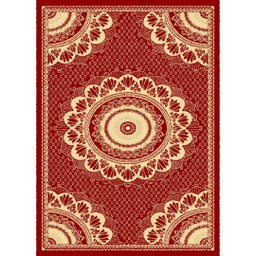 MELODIE 86624 (Rectangular, 165X230, BORDEAUX_CREME)