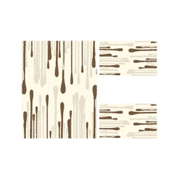 ANKARA 97213 (Rectangulaire, ( T 100X130 + 2T 60X100 ), MARRON CAFE)
