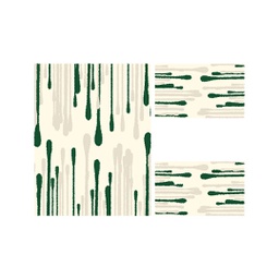 ANKARA 97213 (Rectangular, ( T 100X130 + 2T 60X100 ), VERT EMERAUDE)