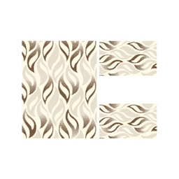 ANKARA 97223 (Rectangulaire, ( T 100X130 + 2T 60X100 ), MARRON CAFE)