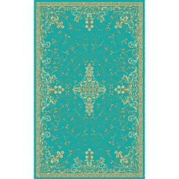 NOUR 51700 (Rectangular, 300X500, VERT TURQUOISE)