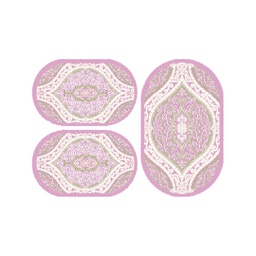 BRAGA 95650 (Oval, ( O 80X130 + 2O 65X100 ), BOIS DE ROSE)