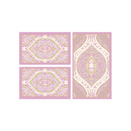BRAGA 95650 (Rectangulaire, ( T 80X130 + 2T 65X100 ), BOIS DE ROSE)