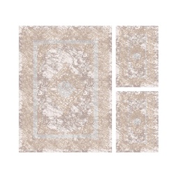 JAKARTA A2696 (Rectangular, ( T 160X220 + 2T 60X110 ), ECRU SHRINK - IVOIRE)