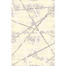 KILIS 93450 (Rectangular, 200X280, ECRU SHRINK  - GRIS FONCÈ)