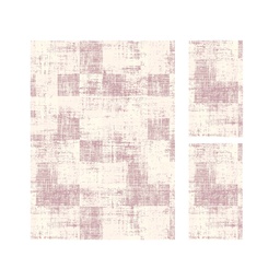 MADRID A0240 (Rectangular, ( T 160X220 + 2T 60X110 ), ECRU SHRINK_BOIS DE ROSE)