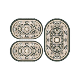فالينسيا 51130 (بيضوي, ( O 80X130 + 2O 65X100 ), أخضر)