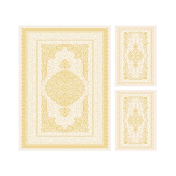 MADRID 92930 (Rectangulaire, ( T 150X230 + 2T 60X115 ), ECRU SHRINK_OR)