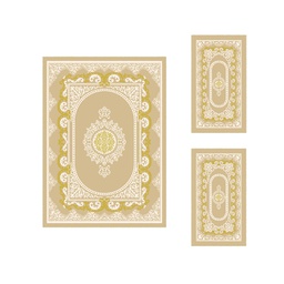 PLAZA 9238H (Rectangulaire, ( T 150X220 + 2T 75X120 ), BEIGE)