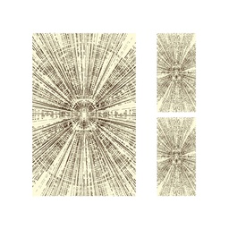 PALACE 98311 (Rectangulaire, ( T 160X220 + 2T 60X110 ), MARRON CAFE)