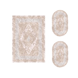 JAKARTA A2746 (Various Sets, ( T 155X220 + 2O 90X55 ), ECRU SHRINK - IVOIRE)
