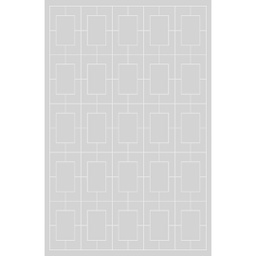 MELODIE 9796B (Rectangular, 190X275, NOIRE_GRIS CLAIRE)