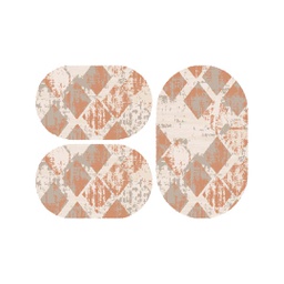 ANKARA A1150 (Ovale, ( O 80X130 + 2O 65X100 ), BRIQUE)