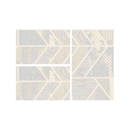 DUBAI 9460L (Rectangular, ( T 80X130 + 2T 65X100 ), GRIS CLAIRE)