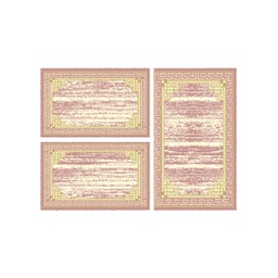 BRAGA 98730 (Rectangular, ( T 80X130 + 2T 65X100 ), BOIS DE ROSE)