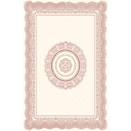MADRID A3410 (Rectangulaire, 200X280, ECRU SHRINK_BOIS DE ROSE)