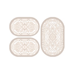 VALENCIA 9258A (Oval, ( O 80X130 + 2O 65X100 ), CREME_CREME)